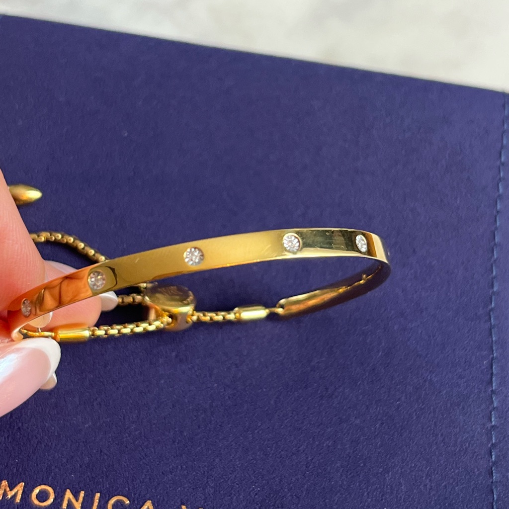 Monica Vinader Fiji Diamond Slider Bracelet